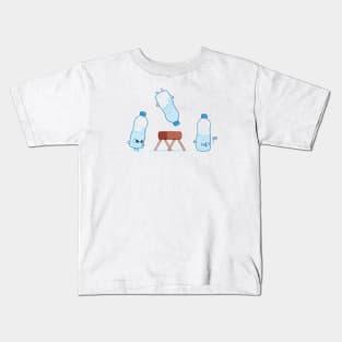 Bottle Flip Challenge Kids T-Shirt